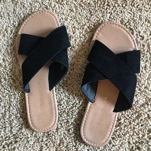 NEW black sandals